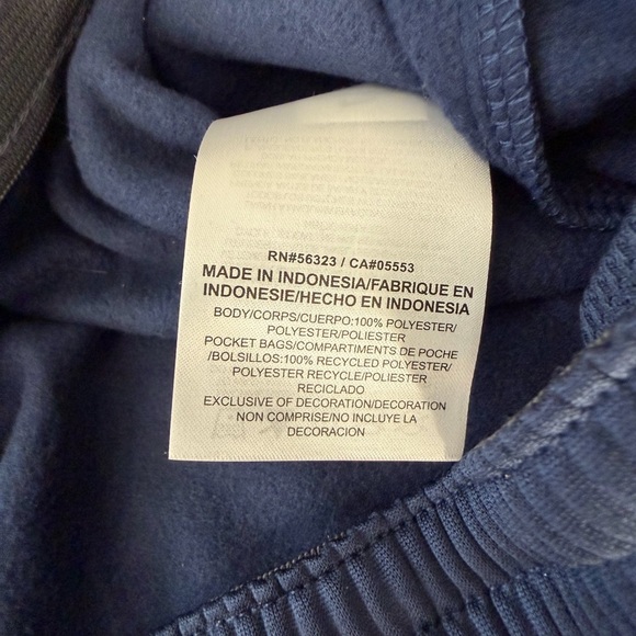 Nike Men’s Track Pants XXL Navy Blue New With Tags Adjustable Leg Openings - Picture 5 of 12